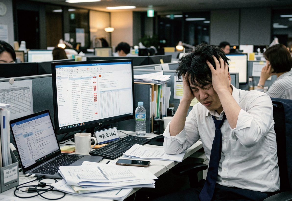 하버드비즈니스리뷰 연구 결과, 인공지능(AI) 도입으로 업무 범위가 확장되면서 개인의 노동 시간이 더 늘어난 것으로 밝혀졌다. 제미나이 생성 이미지