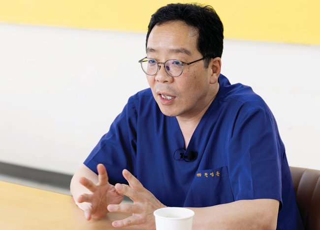 천영훈 인천참사랑병원 원장. 지호영 기자