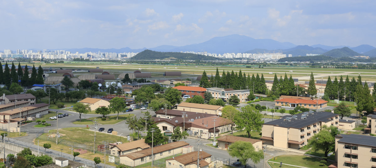 청와대가 7월 6일 서남권 반도체 클러스터 후보지로 발표한 광주 군공항 부지. 동아DB