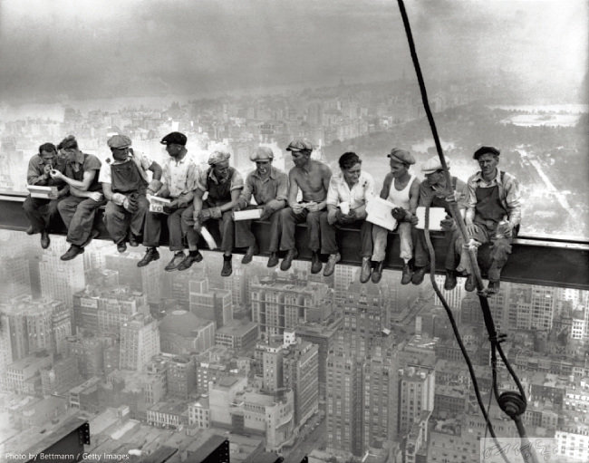 ‘뉴욕의 건설노동자들’