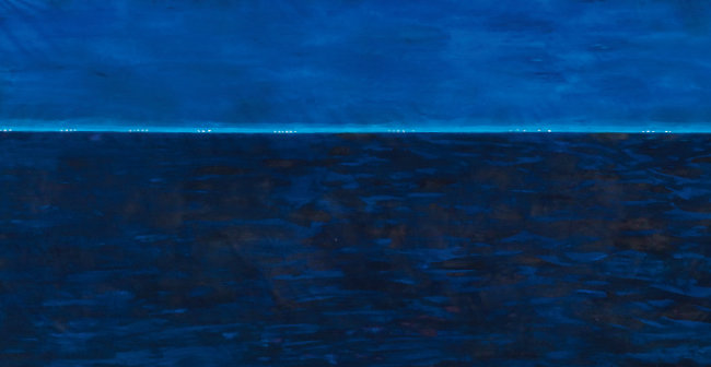 ‘나는 미술관에 OO하러 간다’에서 감상할 수 있는  김종학의 ‘바다’, 