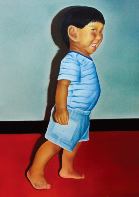 송여사의 자, oil on canvas, 90.9ｘ72.7cm, 2010