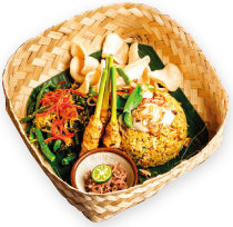 인도네시아 음식을 모던하게 재해석한 라시의 조식 메뉴. 