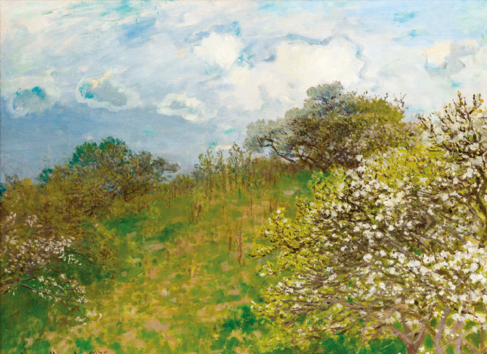 빛과 색채를 중시한 프랑스 인상파 화가 모네의 그림 속 흐드러진 꽃나무와 벚꽃 명소 보문정 둘다 예술이다.
