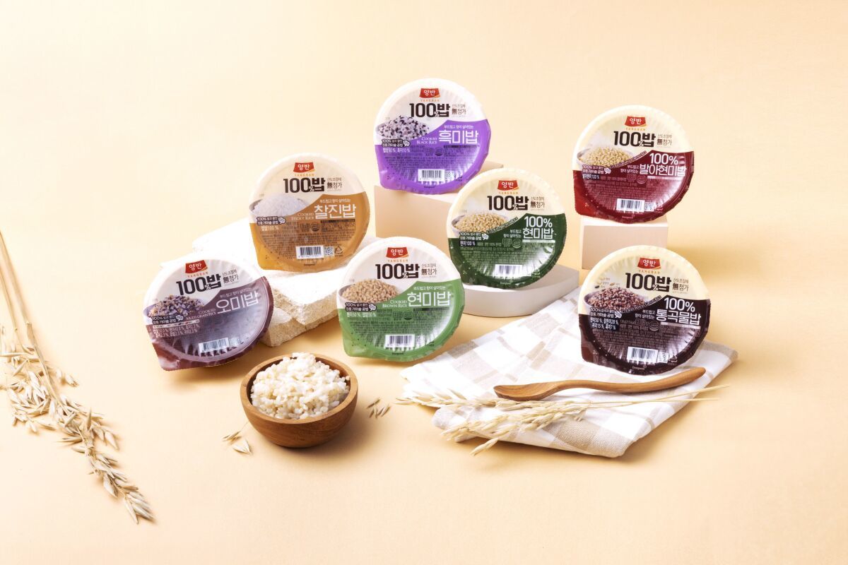 쌀과 물로만 만들어 갓 지은 밥의 맛과 향을 즐길 수 있는 ‘양반 100밥’.