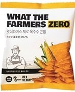왓더파머스 제로 옥수수 콘칩. 25g 2800원대. 