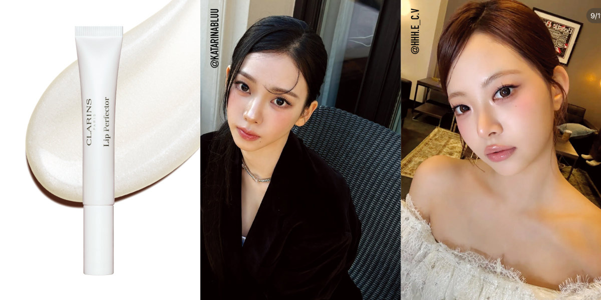 클라랑스 립 퍼펙터 #20 트렌스루센트 글로우(왼쪽).