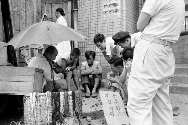 서울 남대문시장 부근 1956.