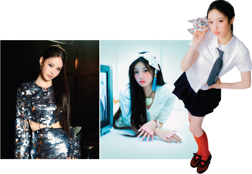 냉미녀 스타일이지만 뼛속까지 INFP라 더 매력적인 방지민(왼쪽부터), 동생 삼고 싶을 만큼 귀엽고 예쁜데 성장하는 맛까지 있는 원희, 중안부가 짧은 트렌디한 고양이상의 이안.