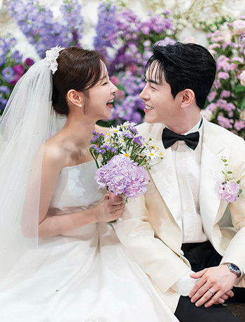 2025년 4월 12일 부부의 연을 맺은 은가은·박현호 부부. 오는 2월 딸을 출산할 예정이다.