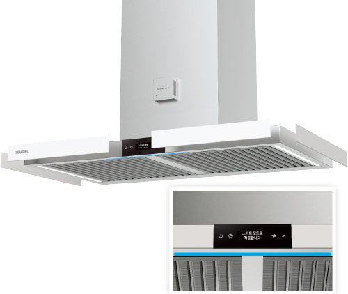 휴클라 포레는 조리 시 유발하는 냄새와 연기 제거에 도움을 주는 환기 가전이다. 