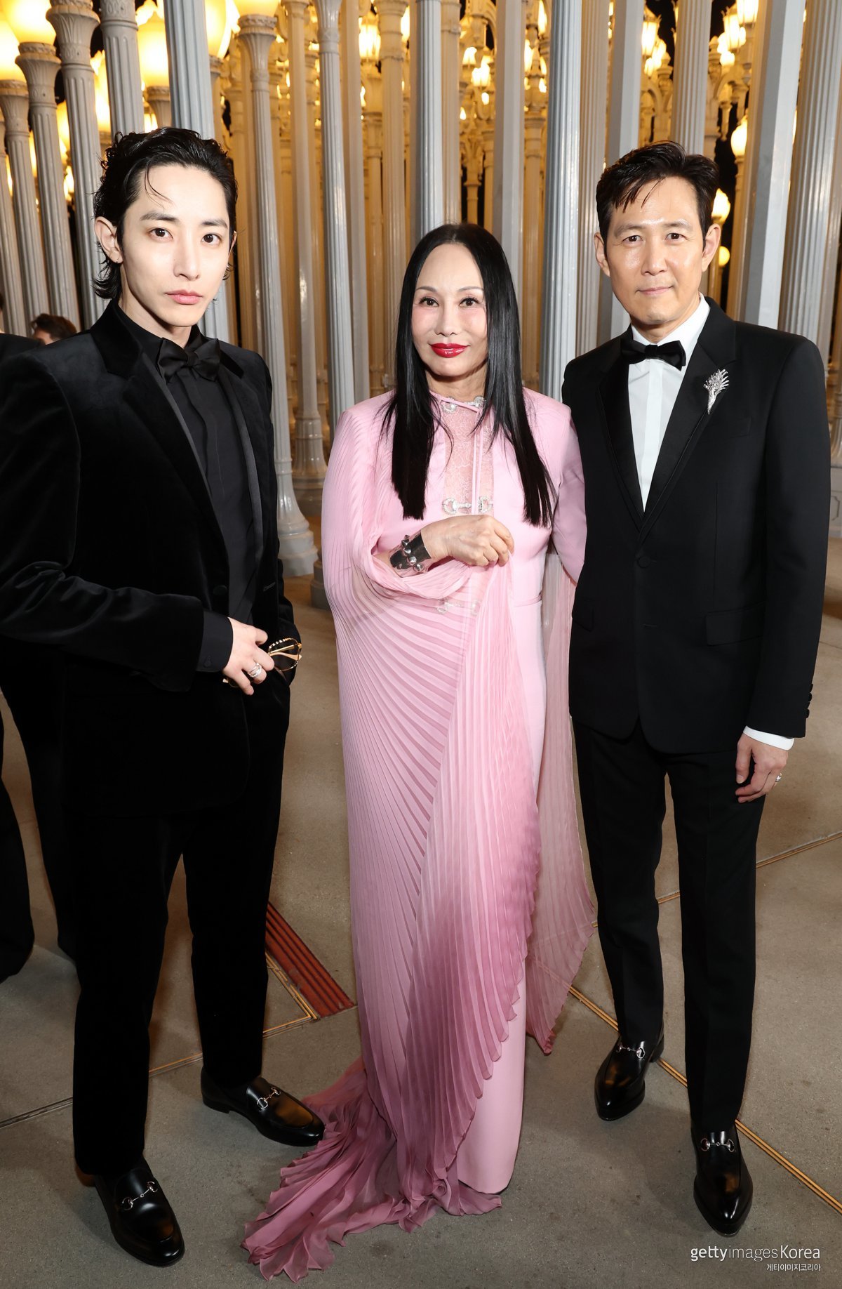 Lee Soo-hyuk, Eva Chow, Lee Jung-jae (from left) Photo = Getty Images Korea