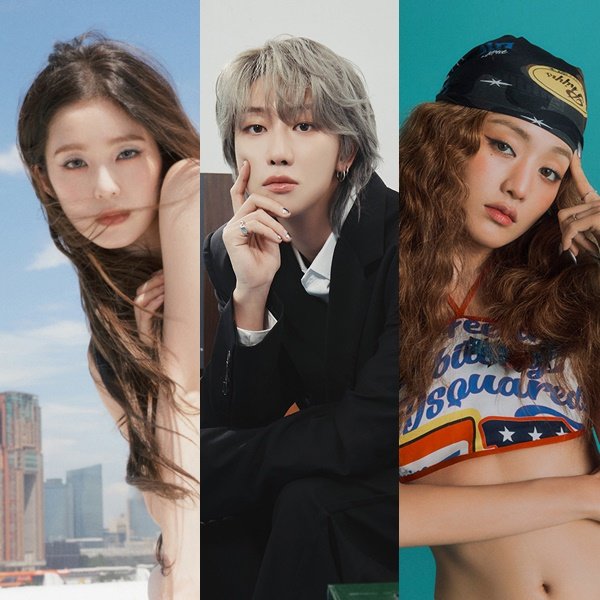 Red Velvet’s Irene, Seventeen‘s The8, and (G)I-DLE’s Minnie (from left), considered the ‘3rd generation representative idol group’, are each drawing attention by revealing their various individualities through solo activities. Photo courtesy of|SM Entertainment, Pledis Entertainment, Cube Entertainment