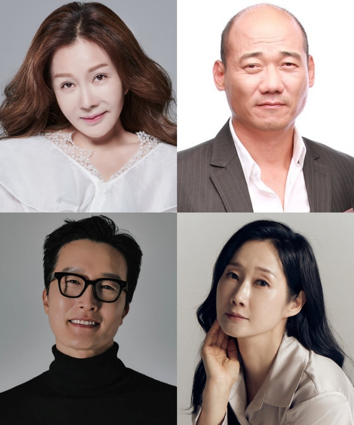 Photo courtesy of: Park Jun-geum (TN Entertainment), Kim Jun-bae (Jerigogo), Choi Byung-mo (C-JeS Studio), Bae Hae-sun (Igle Entertainment)