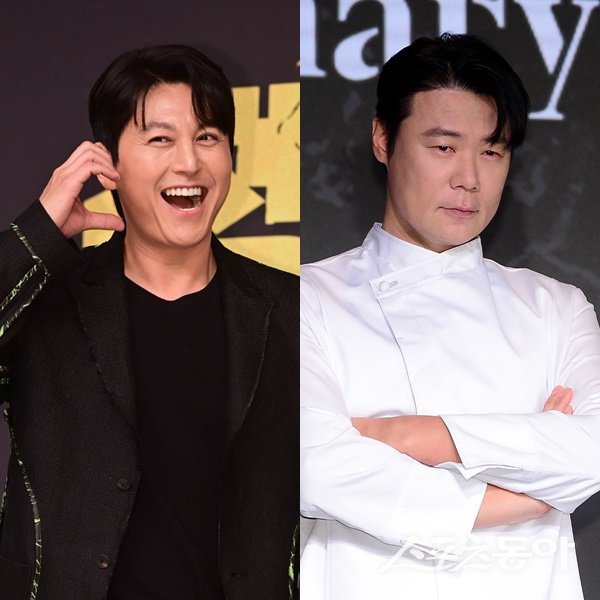 Actor Ryu Soo-young and chef Choi Hyun-seok (from left). Sports Donga DB