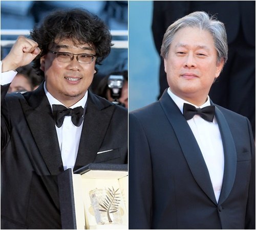 Director Bong Joon-ho and Park Chan-wook, photo courtesy of CJ ENM