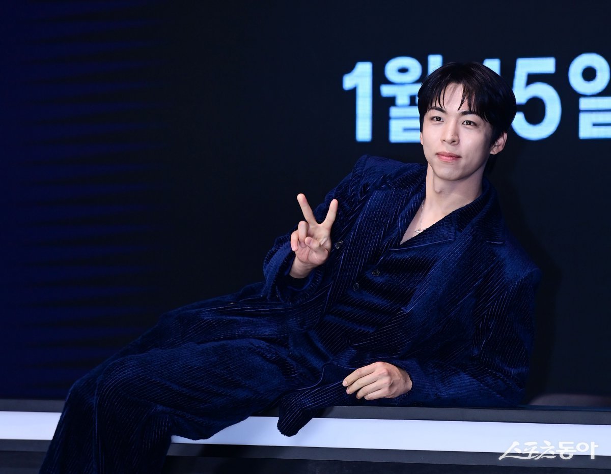 Actor Joo Jong-hyuk poses at the production conference for Disney Plus‘ ‘Trigger’ held at Conrad Seoul in Yeouido-dong, Yeongdeungpo-gu, Seoul on the 8th. Reporter Joo Hyun-hee teth1147@donga.com