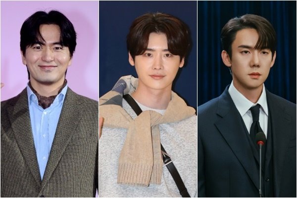 Lee Jin-wook, Lee Jong-suk, Yoo Yeon-seok (from left)