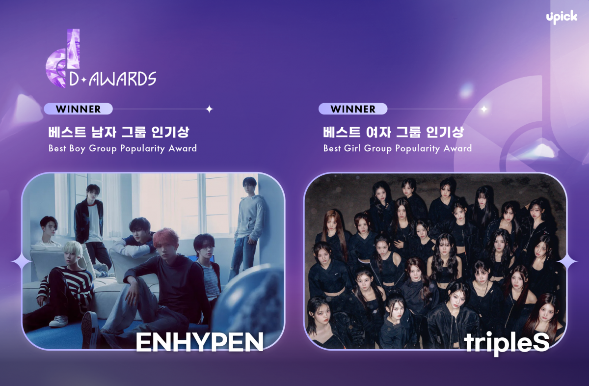 The 1st The Awards U-Pick Popularity Award Final Round ‘Best Male/Female Group’ honors went to groups Enhypen and Triple S. The Awards U-Pick Popularity Award, which was held 100% by fan voting across 6 categories, will be held at the main ceremony held at the Hwajung Gymnasium of Korea University in Seoul on February 22nd.