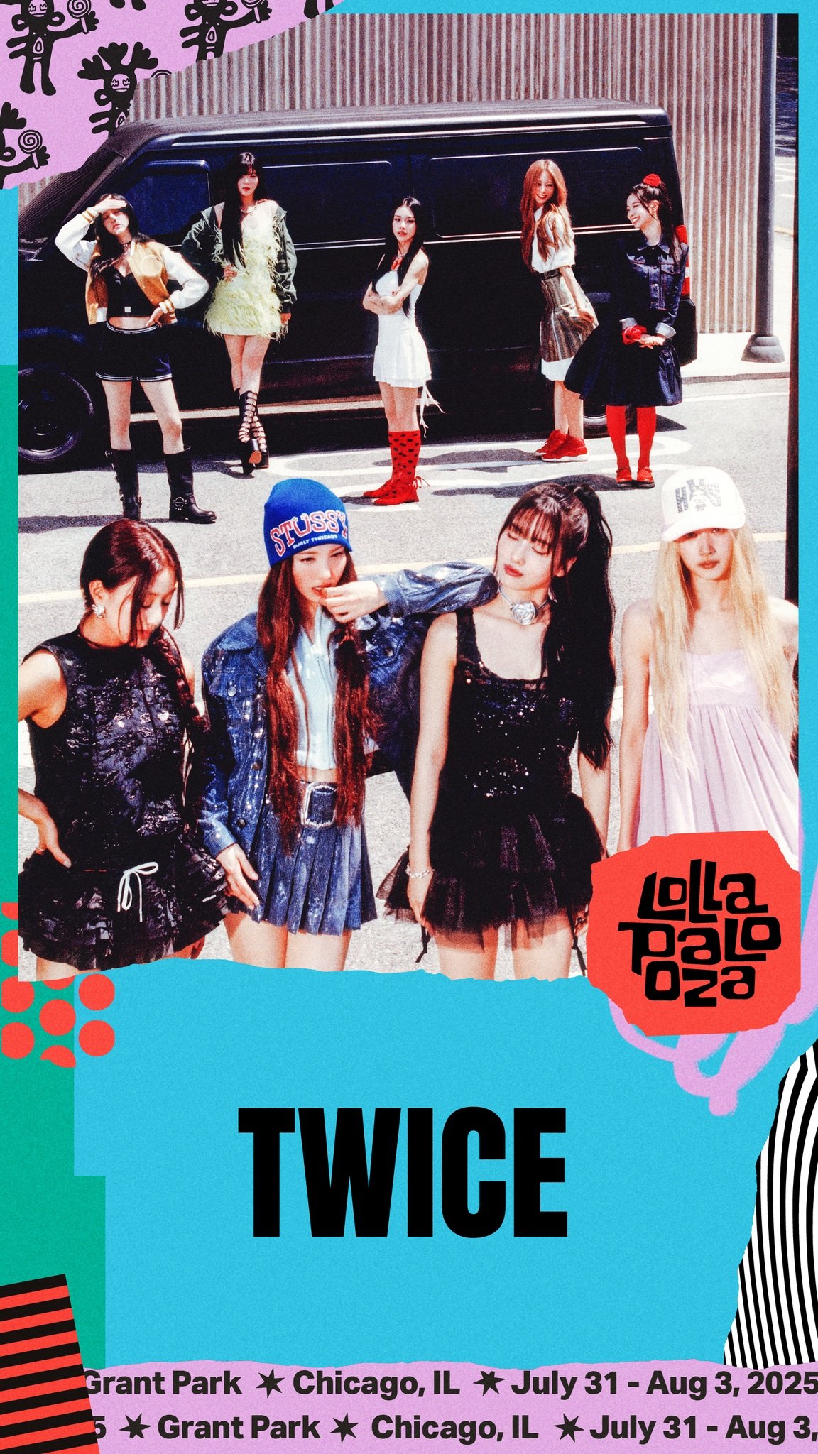 ‘K-pop mega group’ Twice tops the Lollapalooza Chicago lineup as ‘headliners’ Photo courtesy of JYP Entertainment