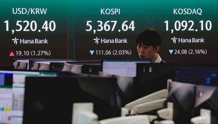 [속보]코스닥, 매도 사이드카 발동