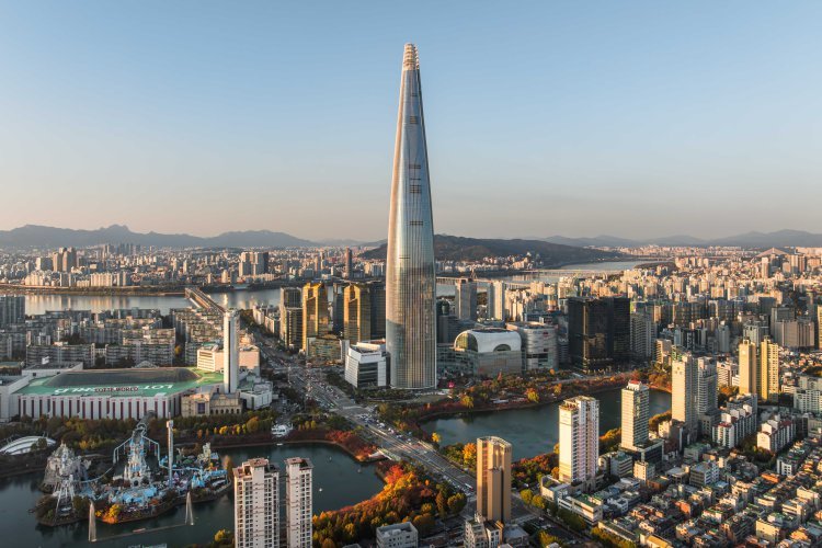 일론머스크의 ‘스타링크’, 롯데월드타워에 국내 육상 1호 도입