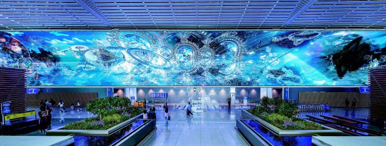 미디어 아트부터 설치미술 작품까지… 미술관이 된 국제공항