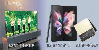 공급난 속에… 프리미엄 스마트폰-가전 훨훨 날았다