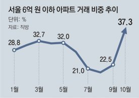 “대출규제 덜한 집 사자”… 6억 이하 아파트 ‘품귀’
