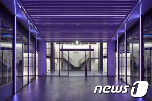 네이버 데이터센터 ‘각’ 내부 서버룸 모습(네이버 제공)© 뉴스1