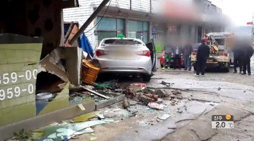 지난 7일 현대자동차 YF쏘나타 LPG 모델이 급발진 추정사고가 발생했다. KBS뉴스 캡처
