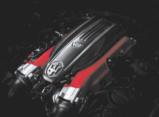 마세라티 역사상 가장 강력한 V8 엔진.