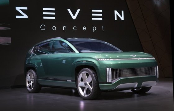 현대자동차 전기 SUV 콘셉트카 ‘세븐’(SEVEN) © 뉴스1