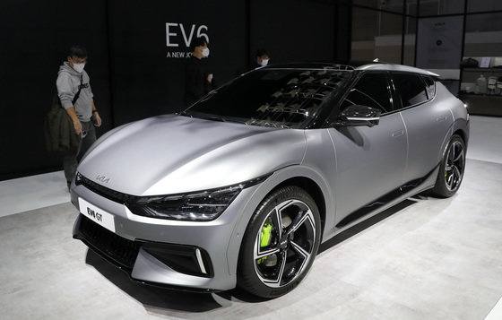 기아의 ‘EV6 GT’. 2021.11.25/뉴스1 © News1