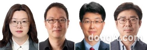 (왼쪽부터) 고주영 부사장·김기헌 부사장·이승원 부사장·장이현 부사장