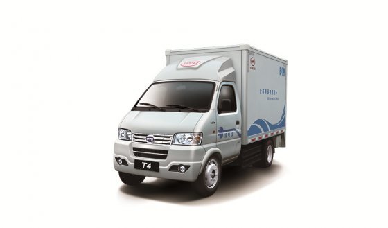 GS글로벌이 국내 판매를 앞둔 비야디의 1톤 전기트럭인 ‘T4K’. GS글로벌 제공
