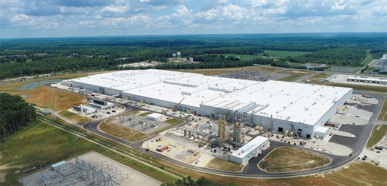 미국 오하이오주에 위치한 LG에너지솔루션과 제너럴모터스의 배터리 생산 합작공장 전경. LG에너지솔루션은 미국 8곳에 배터리 생산 공장을 가동 중이거나 짓고 있다. 얼티엄셀스 제공