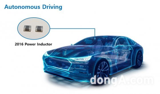 자율주행차에 탑재되는 삼성전기 파워인덕터