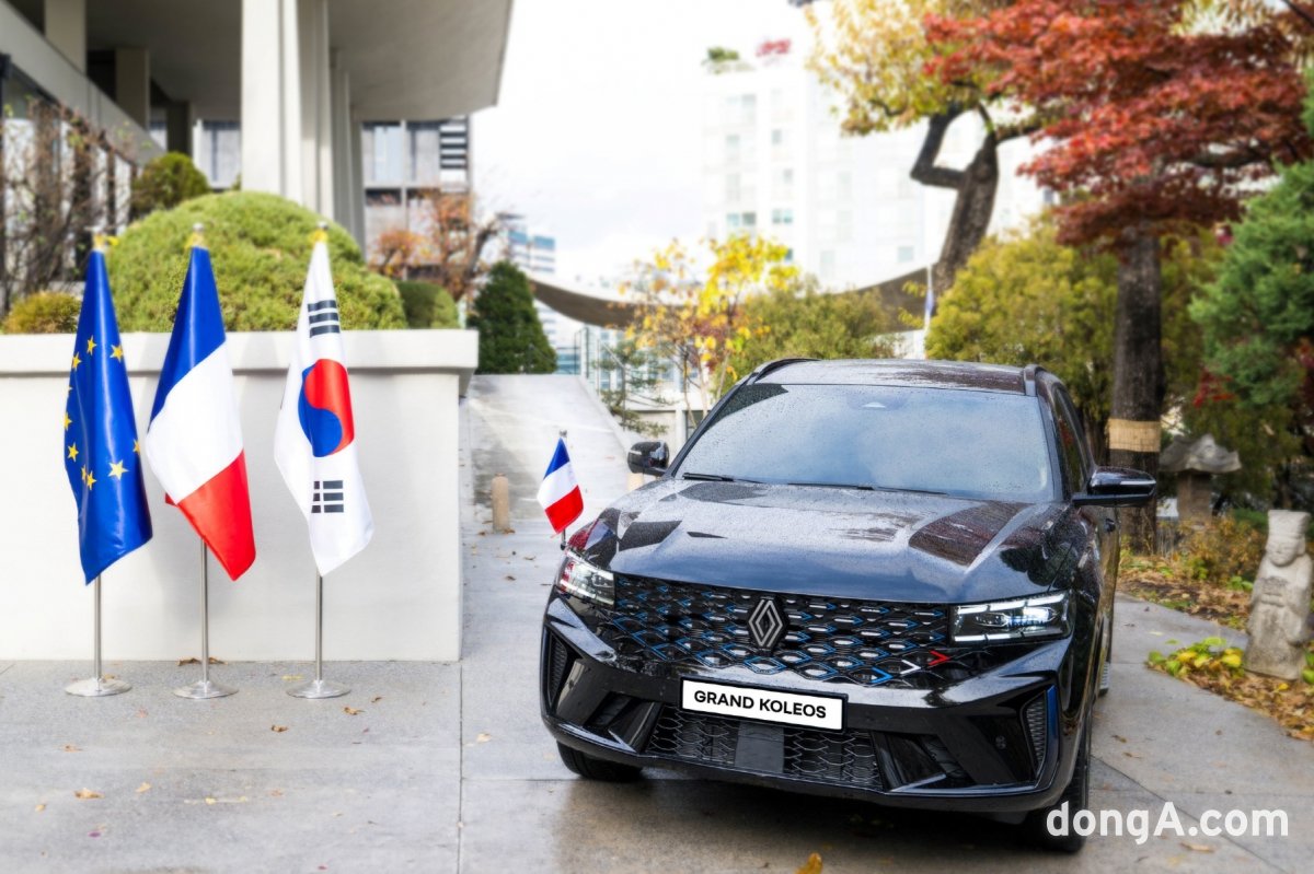 프랑스대사 공식차량으로 선정된 그랑콜레오스 하이브리드