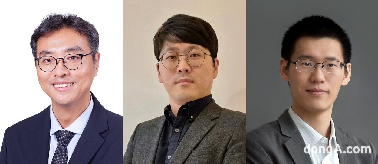 (왼쪽부터) 이승우 삼성SDI연구소 부사장, 김용석 삼성SDI미국연구소 소장, 위안양(Yuan Yang) 컬럼비아대 교수.