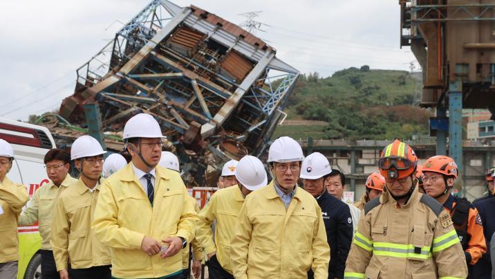 “원청 책임 분명히 물을거냐” 울산 유족 말에 金총리 “…”