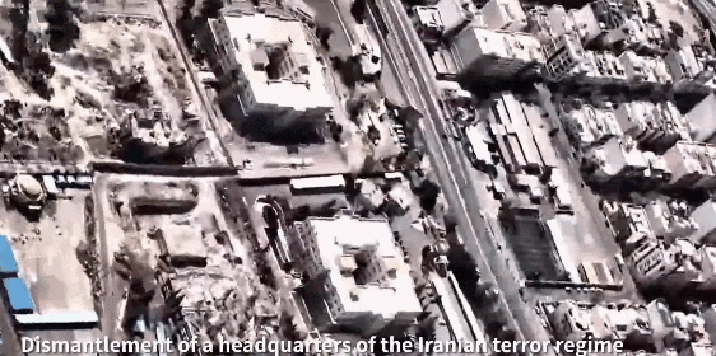 검은 먹구름 뒤 ‘번쩍’, 땅이 무너졌다…이스라엘군, 공습 영상 공개