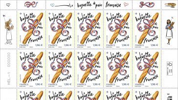 문지르면 빵냄새 솔솔…프랑스 ‘바게트빵 우표’ 한정 판매