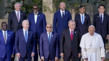 G7 정상들 “러 핵기술, 北 이전될 가능성 깊이 우려” 공동성명