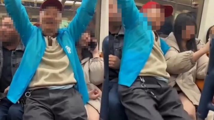 中 노인, 자리 양보 거절하자 女 승객 무릎에 ‘털썩’…밀어내도 저항