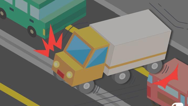 경부고속도로 판교JC서 화물차 미끄러짐 사고…일부 차로 통제