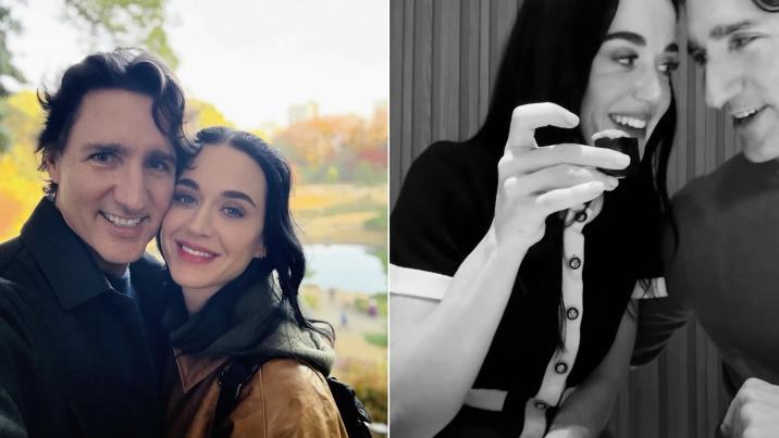 케이티 페리, 트뤼도 前 총리와 다정한 셀카 공개…열애 공식화