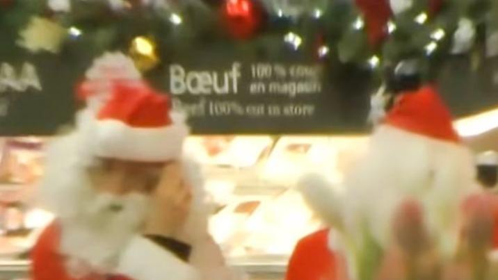 한밤중 마트서 식료품 훔쳐 달아난 산타들 왜?