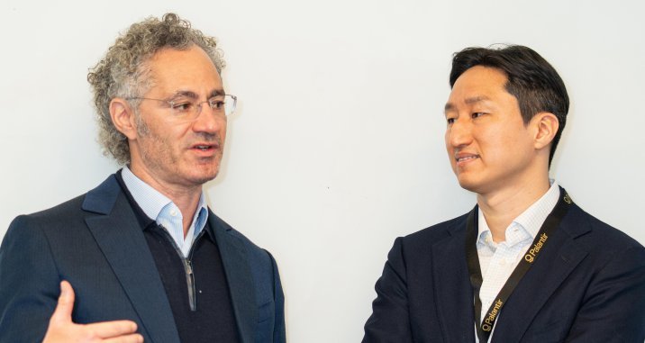 팔란티어 CEO 다시 만난 정기선 “전략적 AI 파트너십 확대”