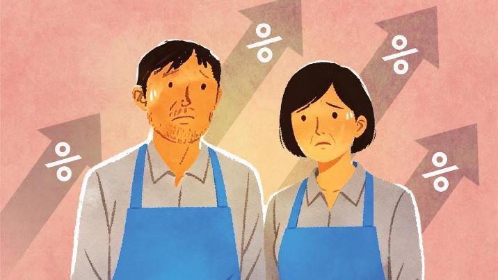 “은행마다 퇴짜” 고금리 카드사 대출 내몰리는 자영업자들